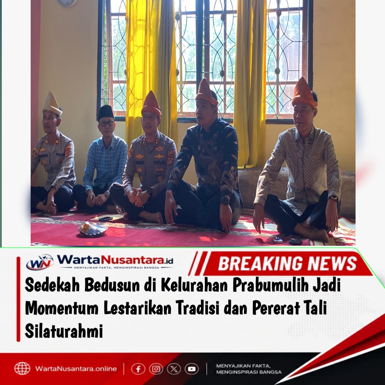 Sedekah Bedusun di Kelurahan Prabumulih Jadi Momentum Lestarikan Tradisi dan Pererat Silaturahmi